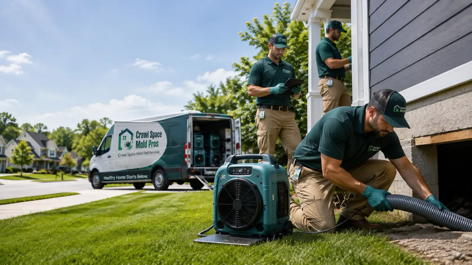 Crawl Space Mold Removal in Black River Falls, WI